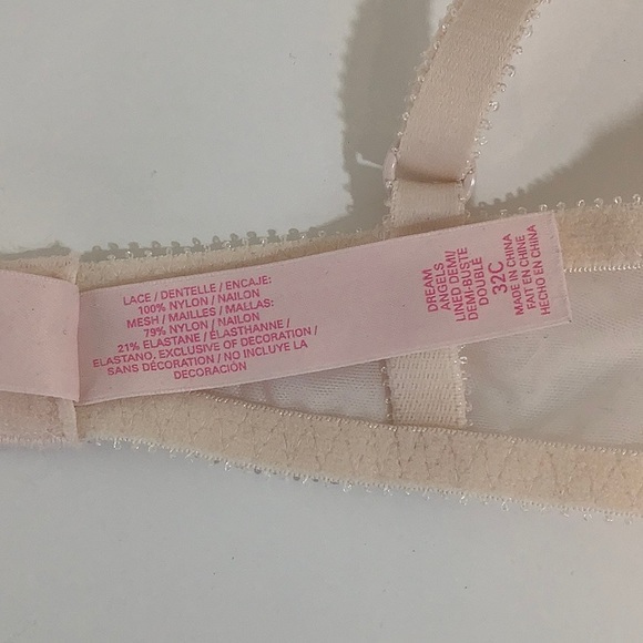 VS pearls and crystals dream angels lined Demi 32C - Picture 8 of 12